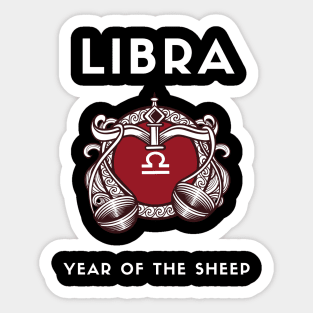 LIBRA / Year of the SHEEP Sticker